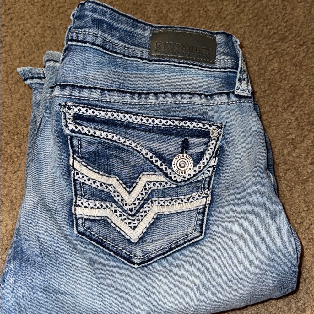 Hydraulic Light Blue Flare Jeans
